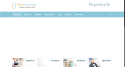 Desktop Screenshot of klinikyazicioglu.com